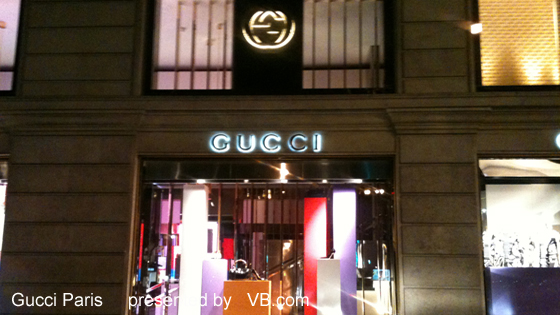 Gucci Boutique in Paris Rue Royale by comicsahoy.com